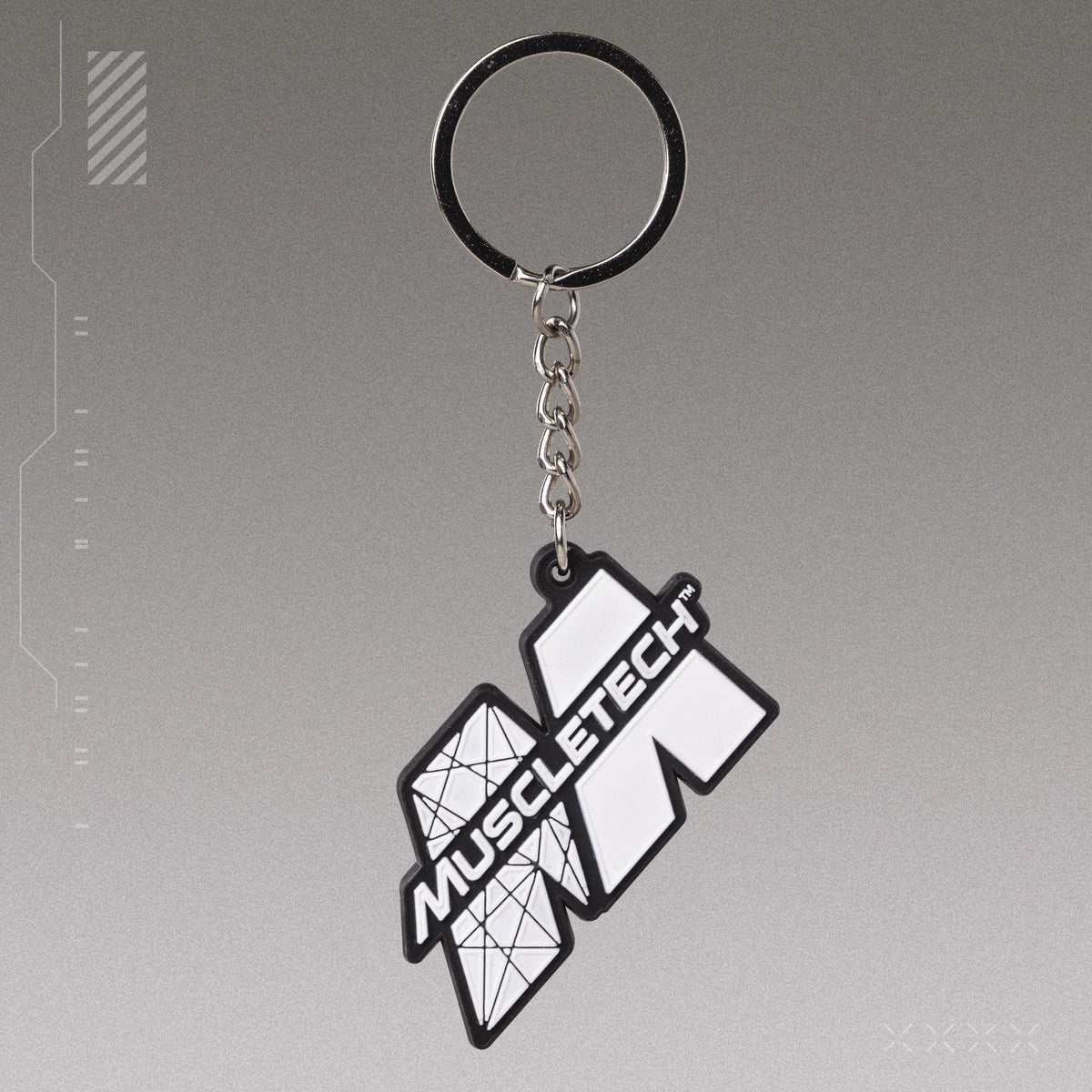 MuscleTech Rubberized Keychain