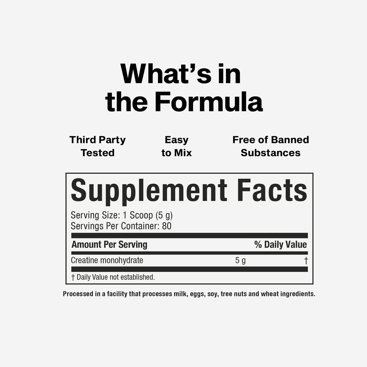 Platinum 100% Creatine